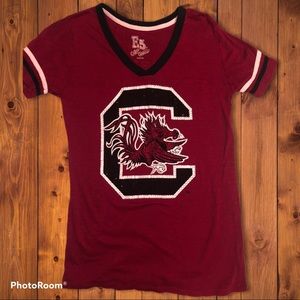 Gamecock V Neck Tee